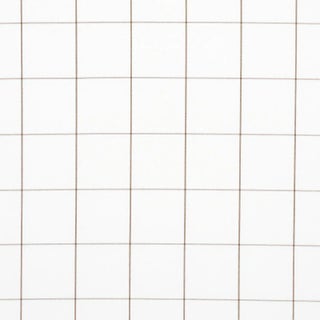 Schumacher x Veere Grenney Woodman Check Fabric In Berber Brown For Sale