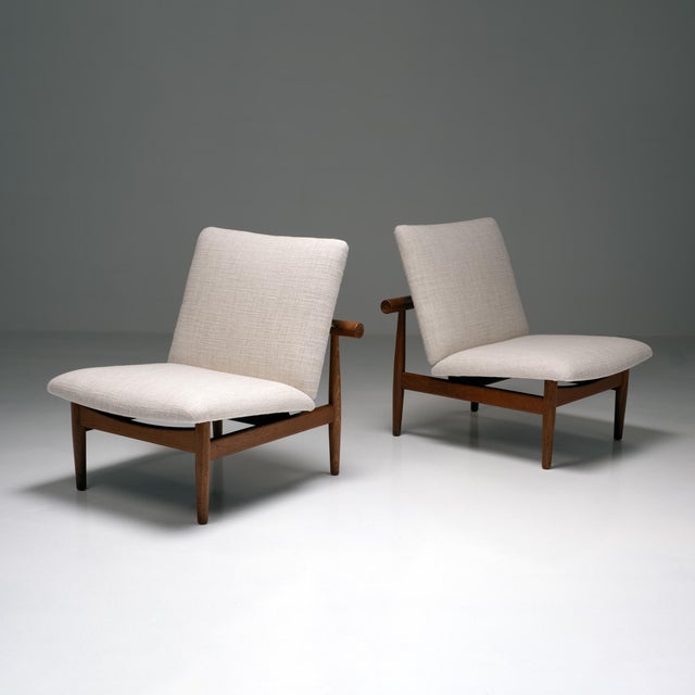 Wood Model FD 137/1 Lounge Chairs by Finn Juhl for France & Søn, 1960s, Set of 2 For Sale - Image 7 of 16