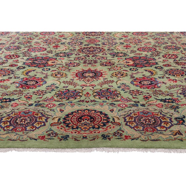 Vintage Persian Kashan Rug, 08'09 X 12'07 For Sale - Image 4 of 10