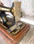Black Antique Singer Hand Crank Sewing Machine in Bentwood Case, 1890s For Sale - Image 8 of 10