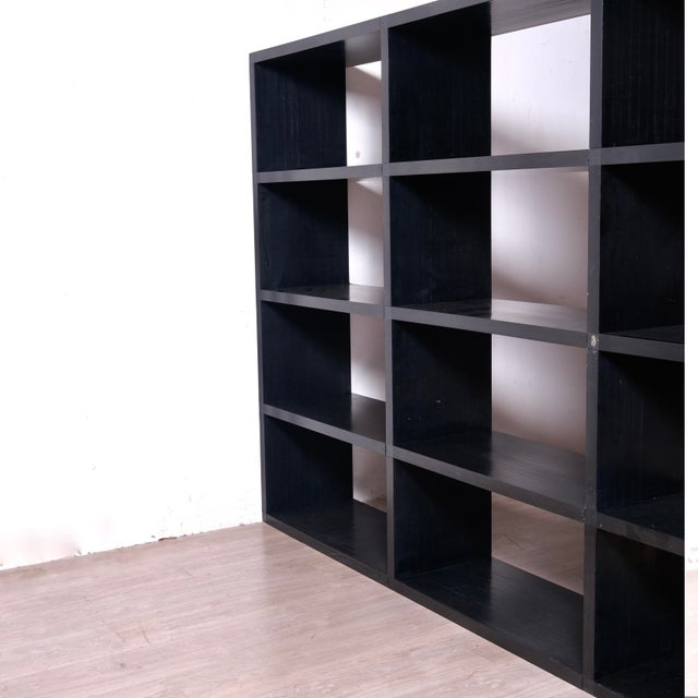 Black Modular Bookcase by Giulio A. Polvara for Kartell, 1970s For Sale - Image 6 of 17