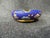 Vintage Blue Floral Cliosonne Catchall For Sale - Image 4 of 9
