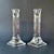 1980s Vintage Austrian Toscany Lead Crystal Geometric Candlesticks – Pair For Sale - Image 5 of 12