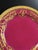 French Crimson & Gilt Porcelain Cabinet Plates from WG Co Limoges, 1890s, Set of 2 For Sale - Image 10 of 17