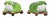 Chinese Porcelain Frog Form Jardinieres, Pair For Sale