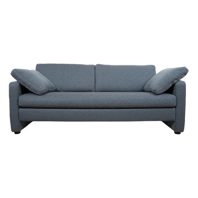Two-Seater Sofa in Blue Fabric from COR For Sale