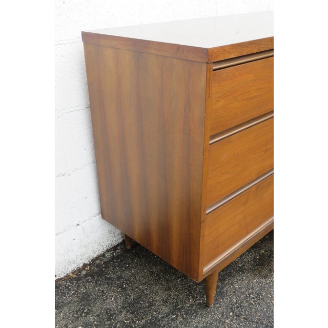 Mid Century Modern Low Dresser Bathroom Vanity For Sale - Image 11 of 12