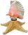 Shell Vintage Natural Conch Shell & Starfish Coastal Table Lamps - a Pair For Sale - Image 7 of 18