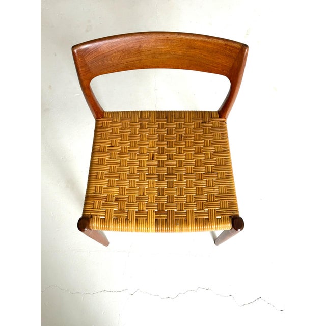 Beige Model 77 Chairs from N. O. Møller, 1950s, Set of 4 For Sale - Image 8 of 14
