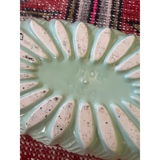 Mid-Century 1706 Shawnee Pottery Green Fernware Planter For Sale In Greenville, SC - Image 6 of 8