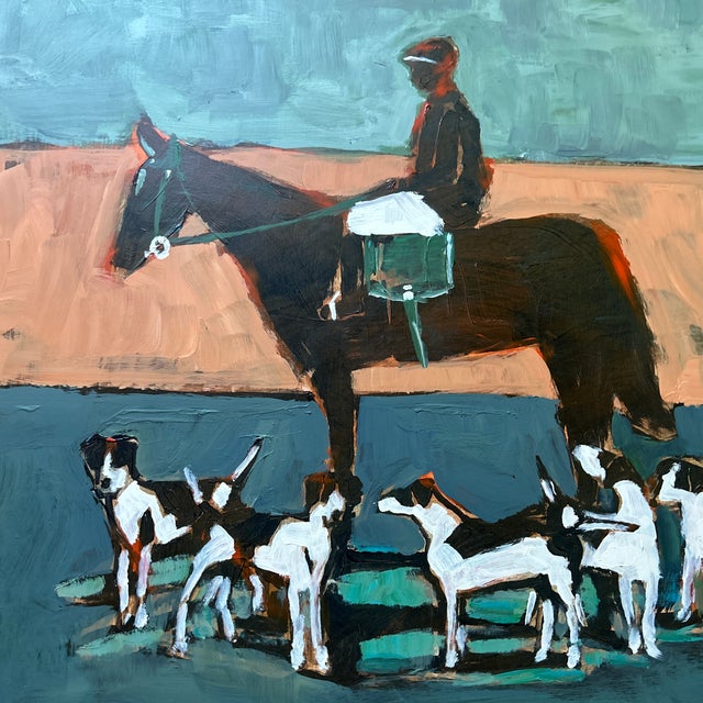 Contemporary original painting by Stephen Heigh. Signed and framed. Measures 24x30 or 31x37 framed. Check out my shop...