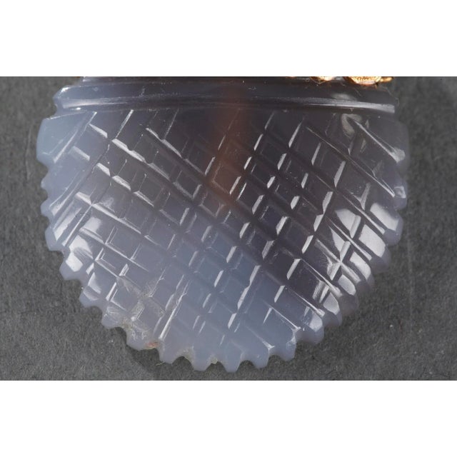 19th Century Opaline & Gold Perfume Flask For Sale - Image 4 of 13