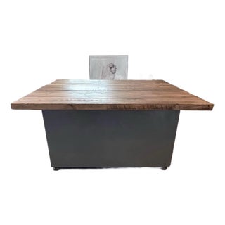 Rustic/Industrial Coffee Table For Sale