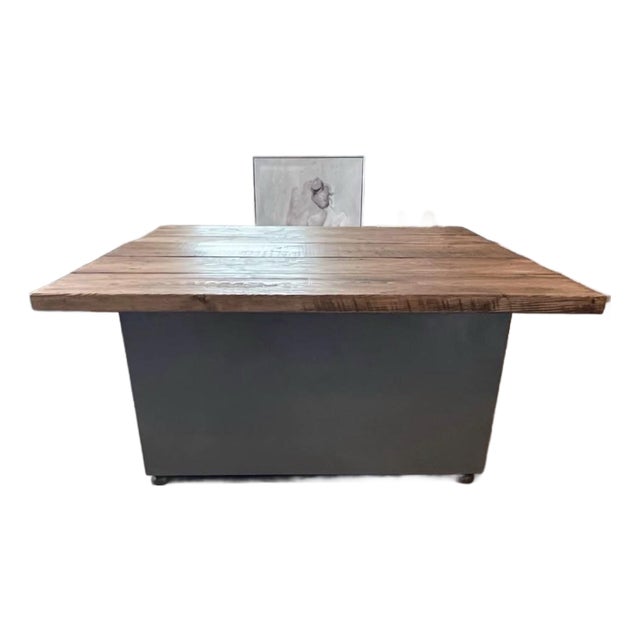 Rustic/Industrial Coffee Table For Sale