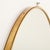 Mid-Century Modern Mid-Century Modern Italian Mirror in Brass Frame by Gio Ponti, 1950s For Sale - Image 3 of 5