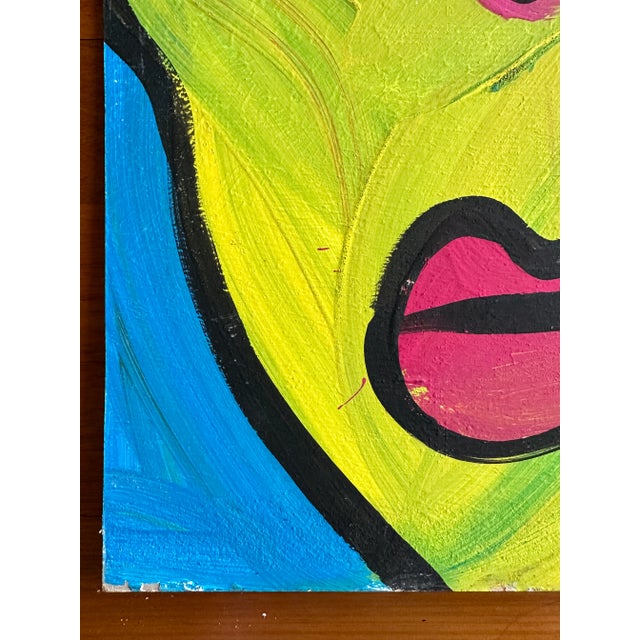 1990s Original 1990 Peter Keil Painting For Sale - Image 5 of 7