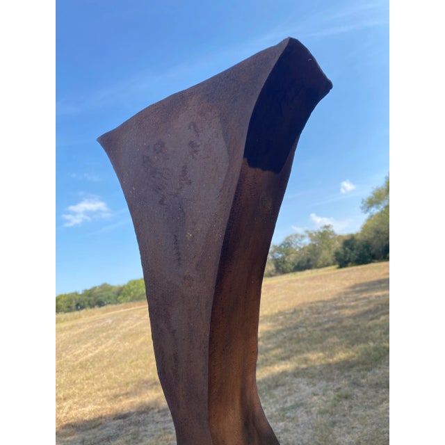 Welded Steel Sculptures (After Serra), a Pair For Sale - Image 16 of 18