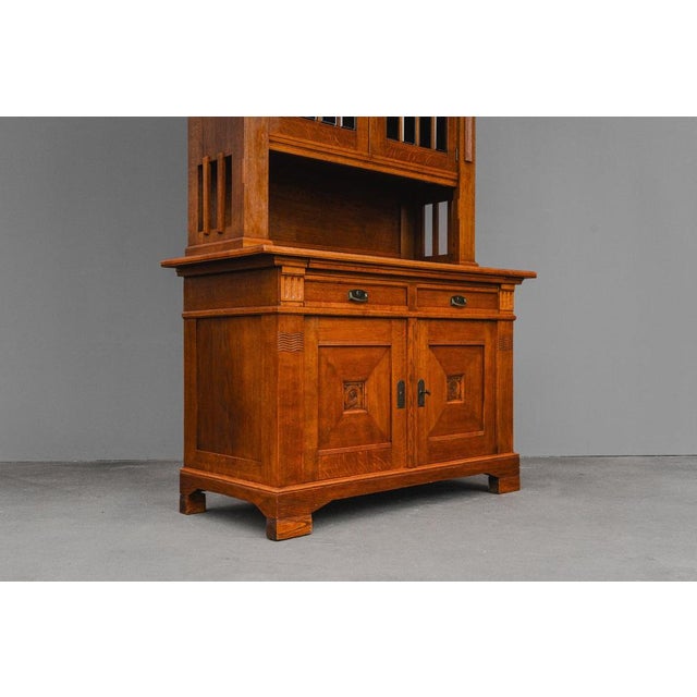 Wood Antique Art Nouveau Sideboard, 1900s For Sale - Image 7 of 18