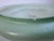 Mid-20th Century Hand-Painted Rose Floral Green Glass Lamp Shade For Sale - Image 11 of 12