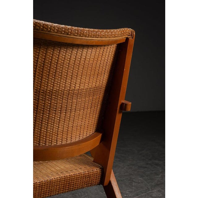 Brown Modernist Armchairs by Rohé, 1960s, Set of 4 For Sale - Image 8 of 12