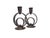 Art Deco Brass Candlesticks, 1930s, Set of 2 For Sale - Image 3 of 14
