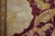 Elegant Maroon Red and Beige Color With Palmettes and Bracketing Leaves Design Antique Amritsar Rug For Sale - Image 9 of 12