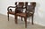 English Ralph Lauren for Henredon English Regency Walnut and Cane Armchairs, Pair For Sale - Image 3 of 14