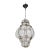 1970s Large Size Transparent Colour Venetian Lantern, Seguso Murano Glass For Sale