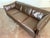 Vintage 1970's Danish Modern Leather Sofa For Sale - Image 12 of 16