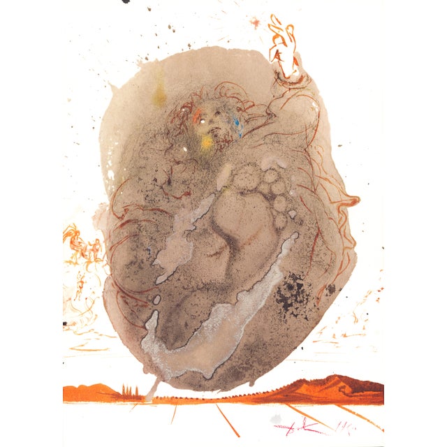 1967 Salvador Dalí Biblia Sacra Lithograph "Faciamus Hominem" (Let Us Make Man) For Sale
