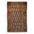Antique Persian Kurdish Rug, Hand-Knotted Wool, All-Over Paisley Pattern, Navy & Brick-Red, 4x7 For Sale