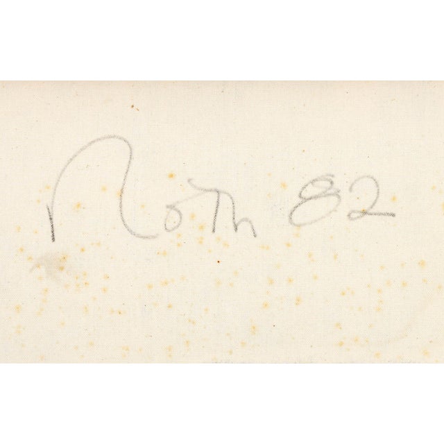 Textile Jack Roth Untitled (Gob Gob Series) Acrylic, 1982 For Sale - Image 7 of 9