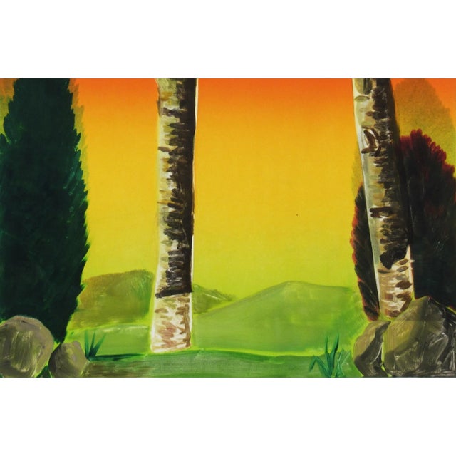 Contemporary Kelly Detweiler, Trees, Circa 1990 For Sale - Image 3 of 9
