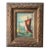1960s Small Impasto Sailboat Oil Painting in Antiqued Giltwood Frame, Signed Michel For Sale