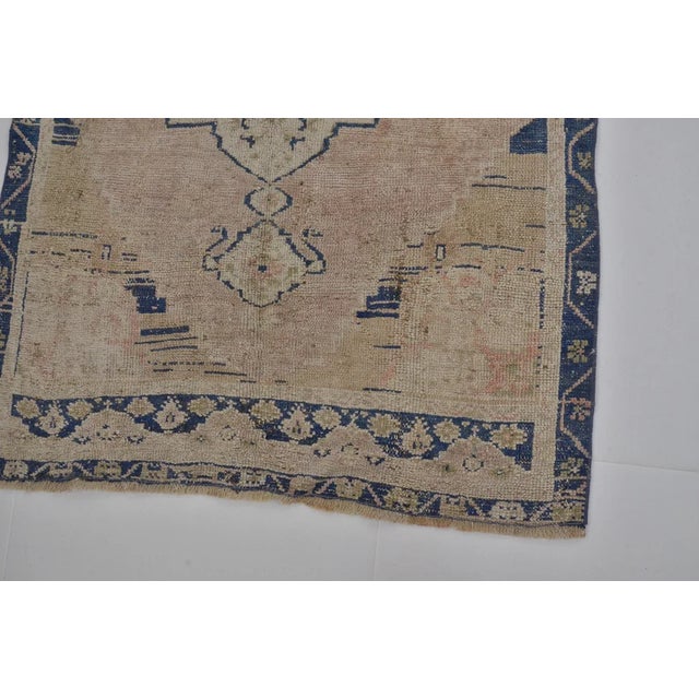 1960s Oushak Small Area Carpet For Sale In Phoenix - Image 6 of 10