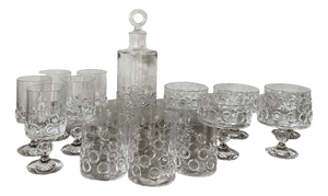 Vintage Evergreen Crystal Set from Riedel, 1960s, Set of 16