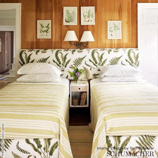 Contemporary Sample- Schumacher Les Fougeres Fabric in Document For Sale - Image 3 of 3