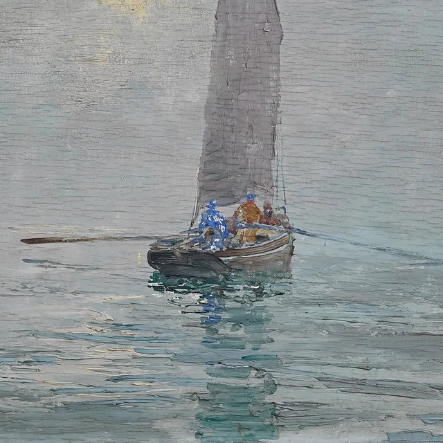 G. Lhermitte, In the Mist, 1934, Oil Painting For Sale - Image 13 of 13