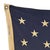 Late 20th Century Large Vintage Cotton American Flag With Embroidered Stars For Sale - Image 5 of 5