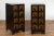 Chinese Qing Dynasty Black Lacquer Apothecary Cabinets with Calligraphy - A Pair For Sale - Image 12 of 13