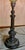 Victorian Bronze Lamp with Diamond Cut Crystal Shade For Sale - Image 6 of 9