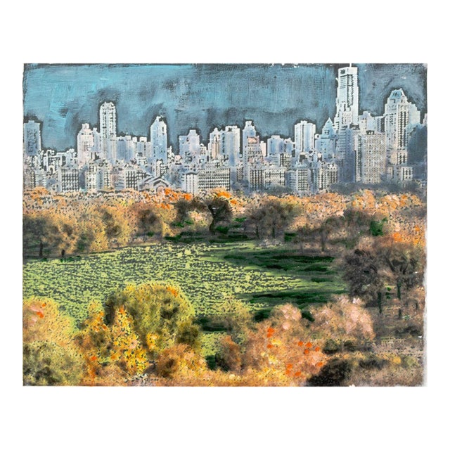 Janie Samuels Sheep's Meadow Gel Transfer & Oil For Sale