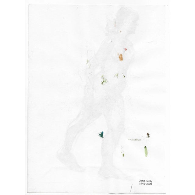 1970s painting by Pennsylvania artist John Reilly (1942-2021). Estate stamp on one side. Combined shipping available,...