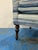 Blue Stripe Chairs With Turned Legs - Pair. For Sale In Atlanta - Image 6 of 8