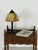 Art Deco Scandinavian Table Lamp with Amber Glass Shade For Sale - Image 9 of 14