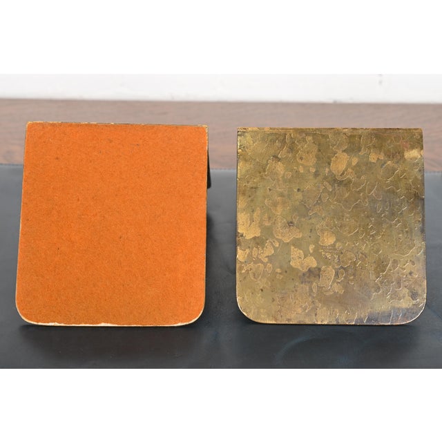 Metal Tiffany Studios New York Bronze Doré Zodiac Bookends, Circa 1910 For Sale - Image 7 of 10