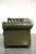Chesterfield 2.5-seater Sofa in Green Cowhide Leather For Sale - Image 4 of 14