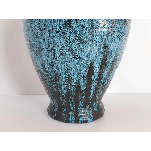 Vintage French Ceramic Vase from Accolay, 1960s For Sale - Image 4 of 9