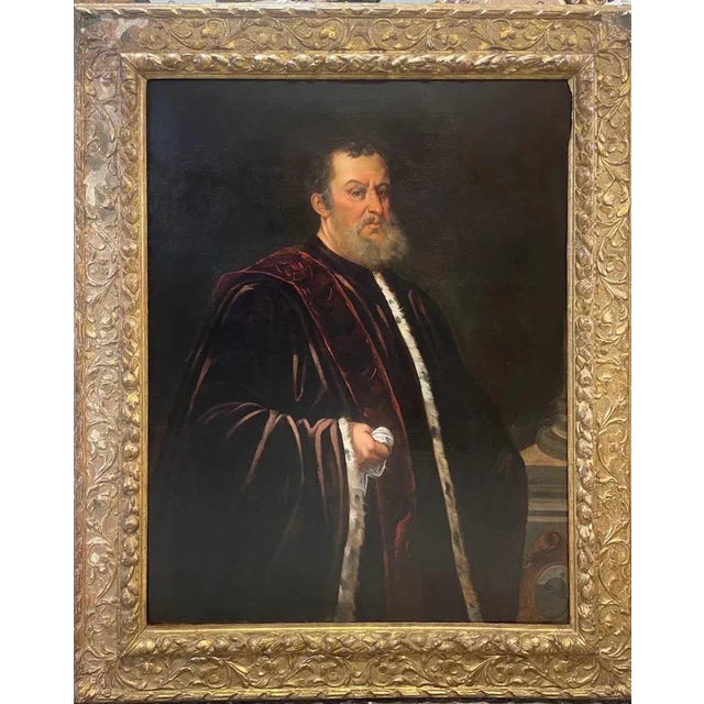 Portrait of Antonio Cappello, 1520, Oil on Canvas For Sale - Image 6 of 11