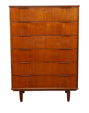 Vintage Danish Chest of Drawers in Teak